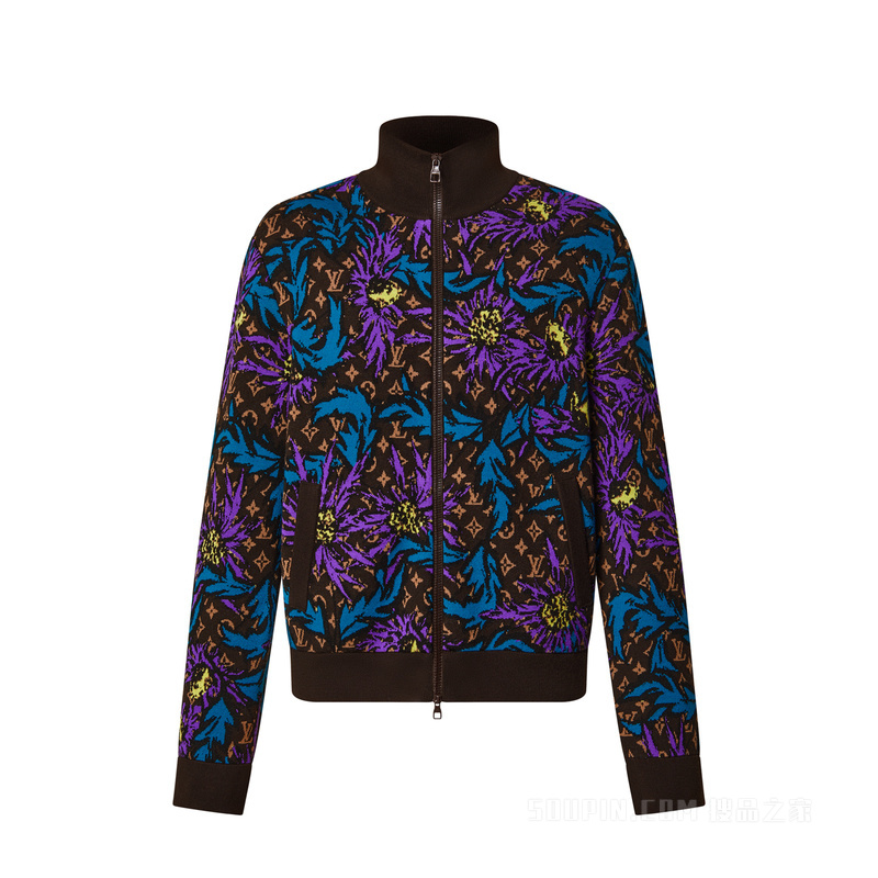 MONOGRAM THISTLE 拉链夹克