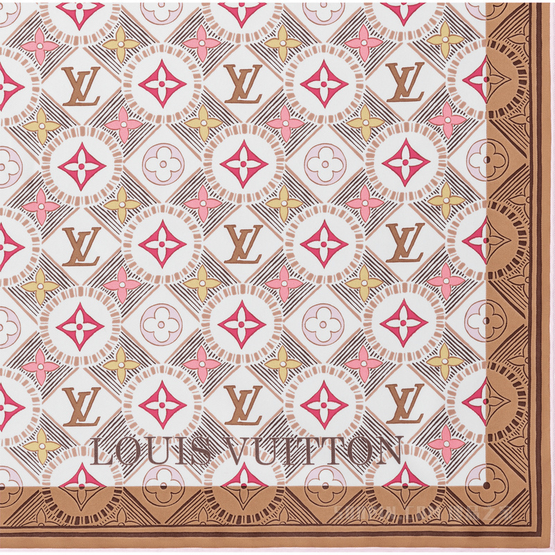 MONOGRAM TILES 70 方巾