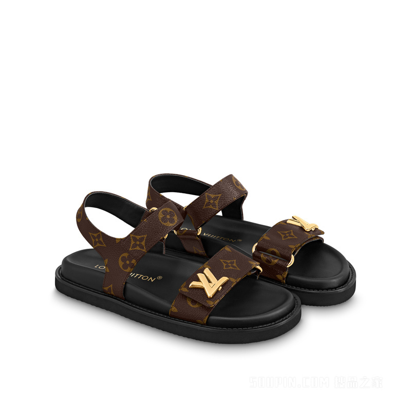 LV Sunset Comfort Flat Sandal