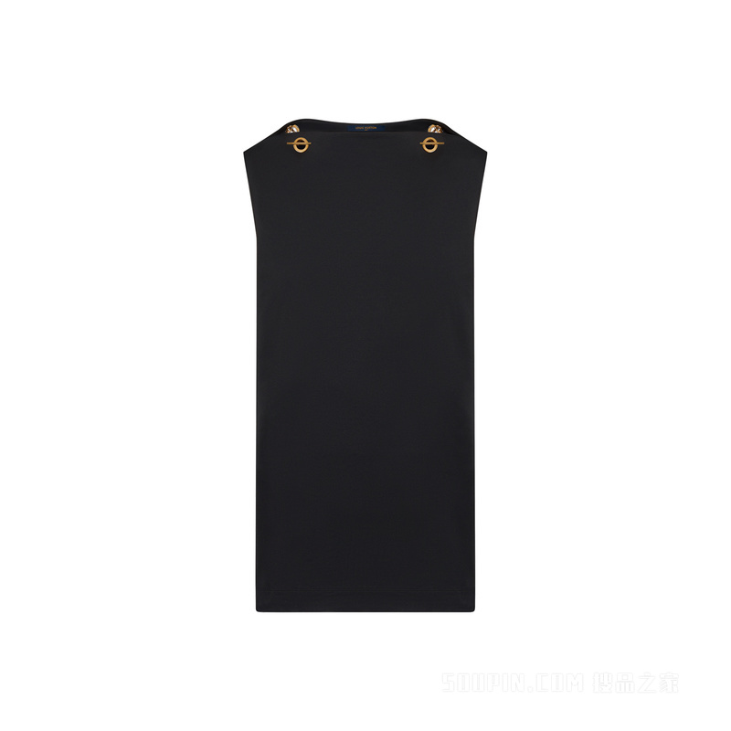 Chain Shoulder T-Shirt Dress