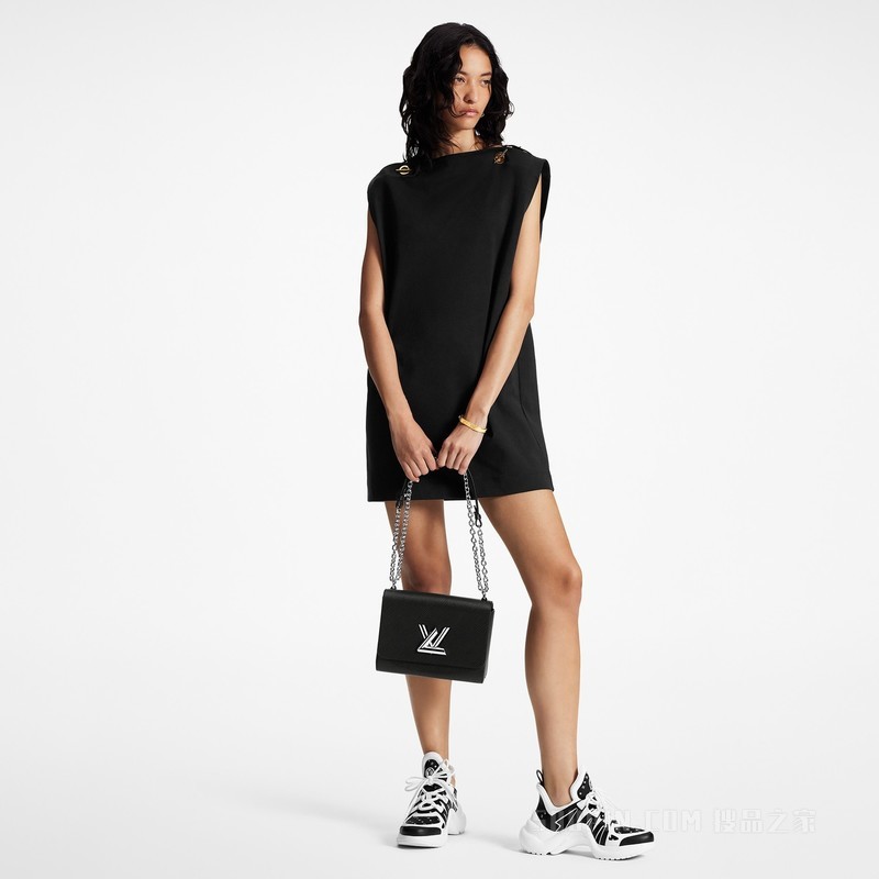 Chain Shoulder T-Shirt Dress