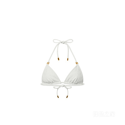 Monogram Jacquard Bikini Top