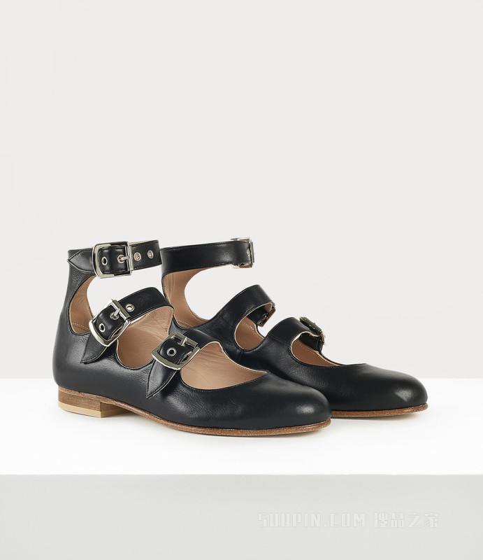 Roman 3-Strap Black