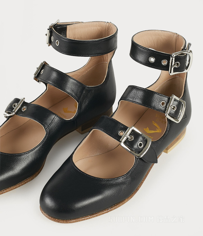 Roman 3-Strap Black