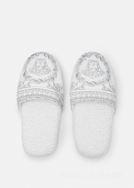 I ♡ Baroque 拖鞋