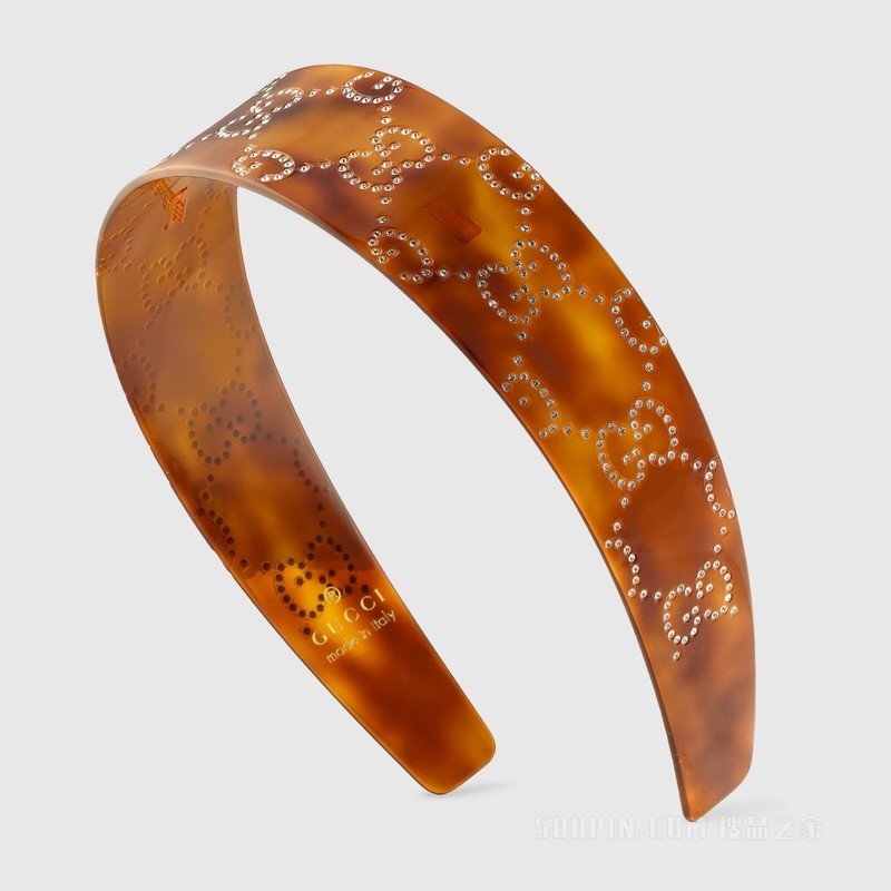 GG水晶发带 玳瑁色树脂