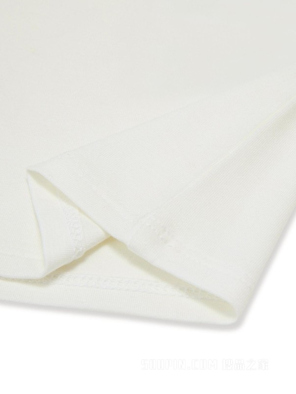 Adaptive23新款春夏女装时尚徽章印花合身短袖T恤76J4086