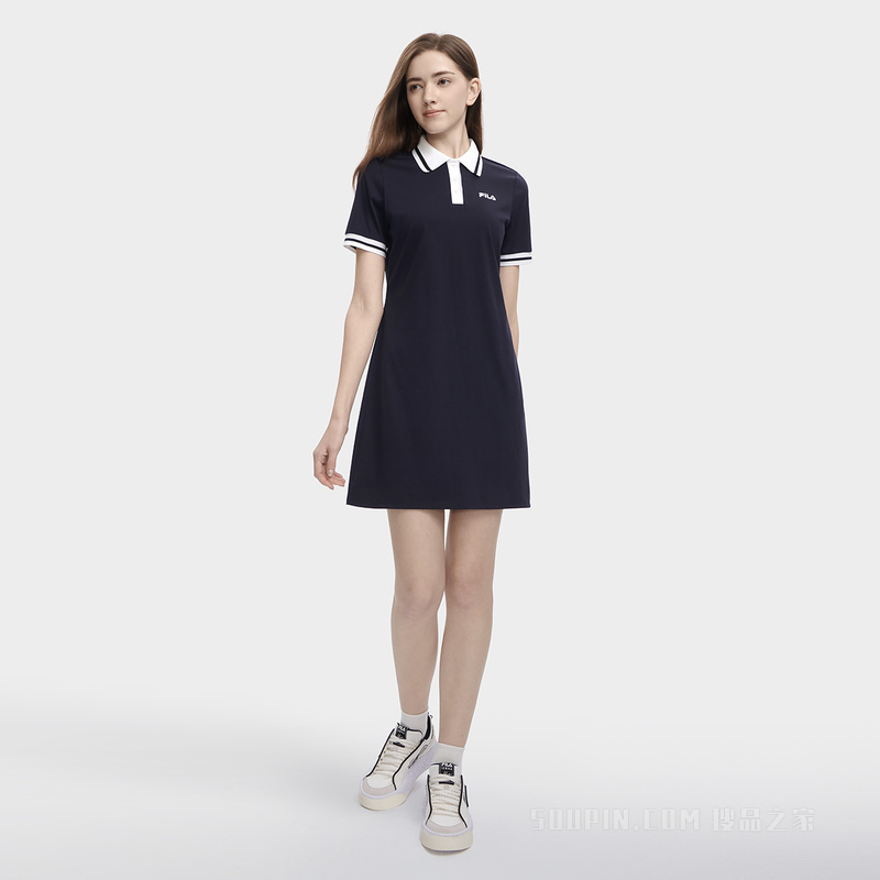 女子时尚休闲连衣裙