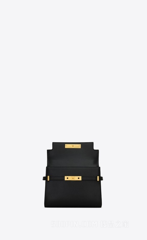 Manhattan box saint laurent皮革迷你斜挎包