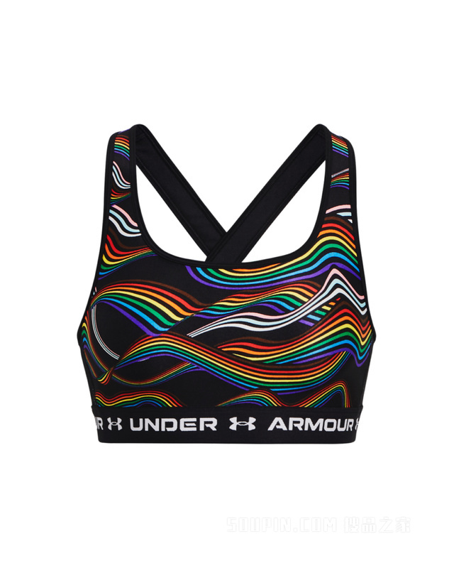 女士UA Pride交叉式运动内衣—中强度