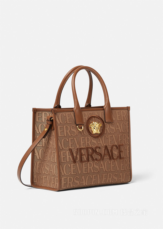 Versace Allover小号托特包