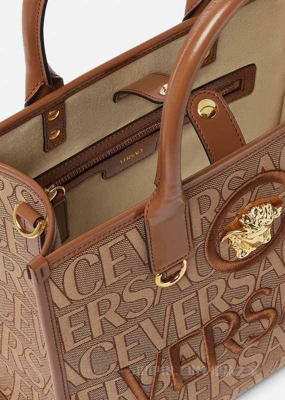 Versace Allover小号托特包