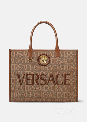 Versace Allover大号托特包