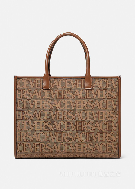 Versace Allover大号托特包