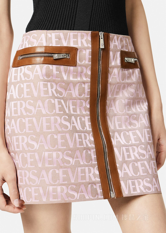 Versace Allover迷你裙