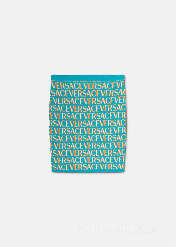 Versace Allover针织半身裙