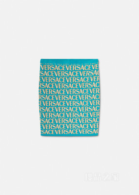 Versace Allover针织半身裙