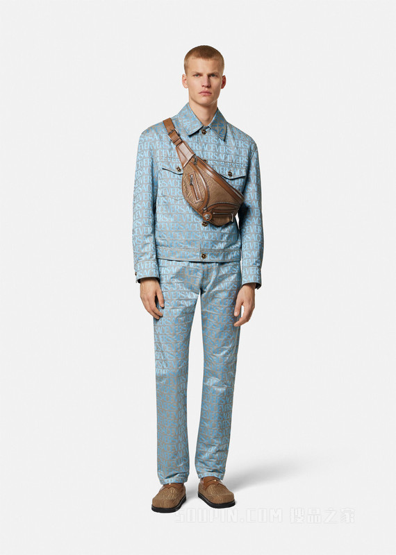 Versace Allover牛仔裤