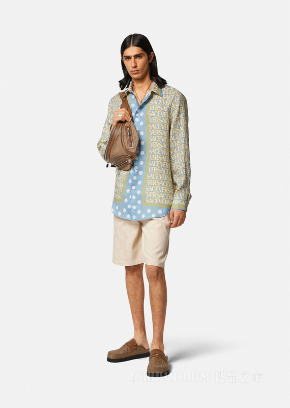 Barocco Silhouette青年布短裤