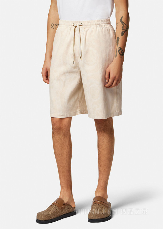 Barocco Silhouette青年布短裤