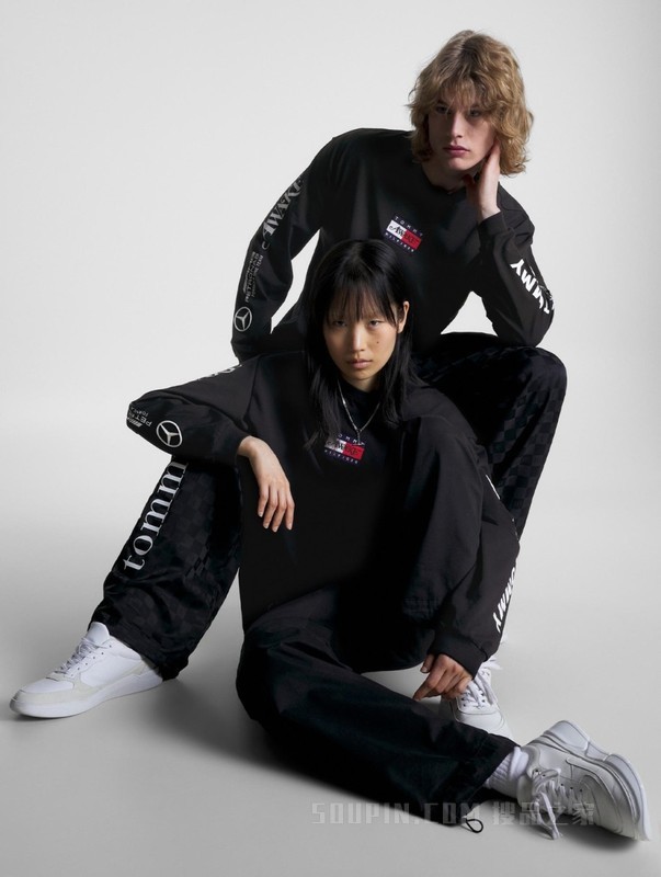 MBxAWAKE 23新款男女美式纯棉刺绣宽松版长袖T恤MW0MW32547