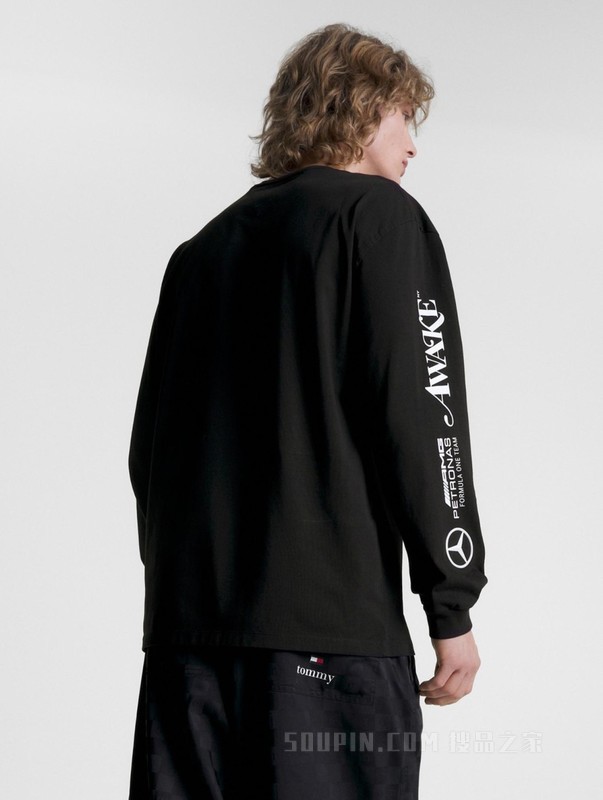 MBxAWAKE 23新款男女美式纯棉刺绣宽松版长袖T恤MW0MW32547