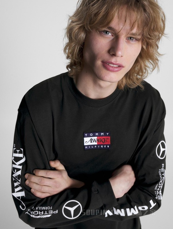 MBxAWAKE 23新款男女美式纯棉刺绣宽松版长袖T恤MW0MW32547