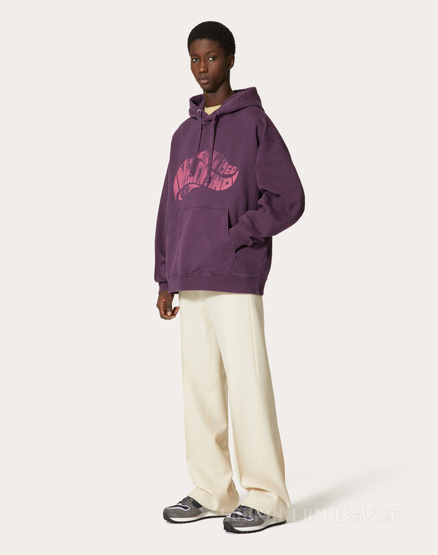 VALENTINO SURF印花棉质卫衣