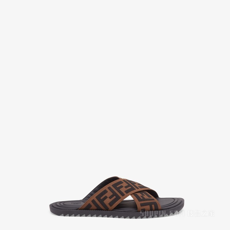 凉鞋 拼色布料凉鞋