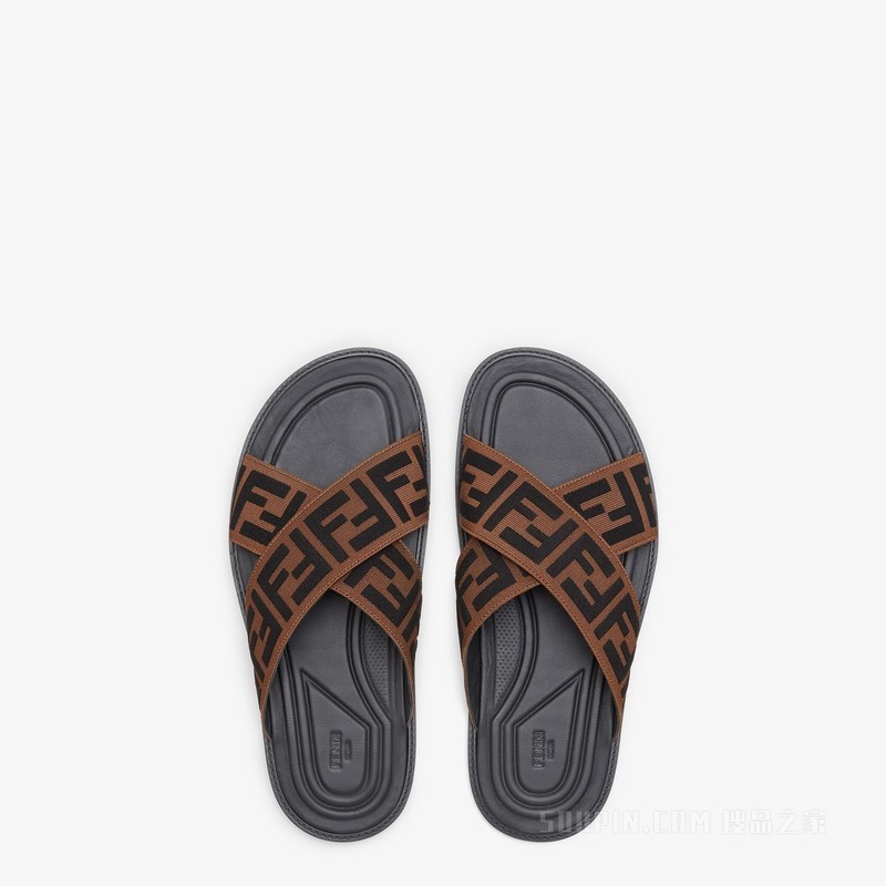 凉鞋 拼色布料凉鞋