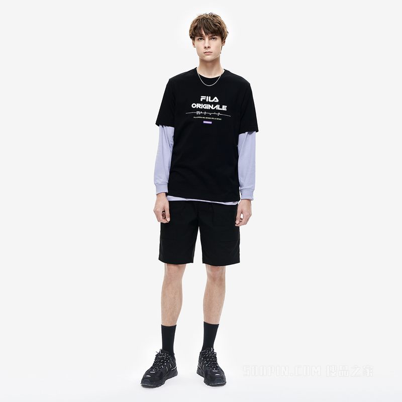 男子时尚休闲短袖T裇