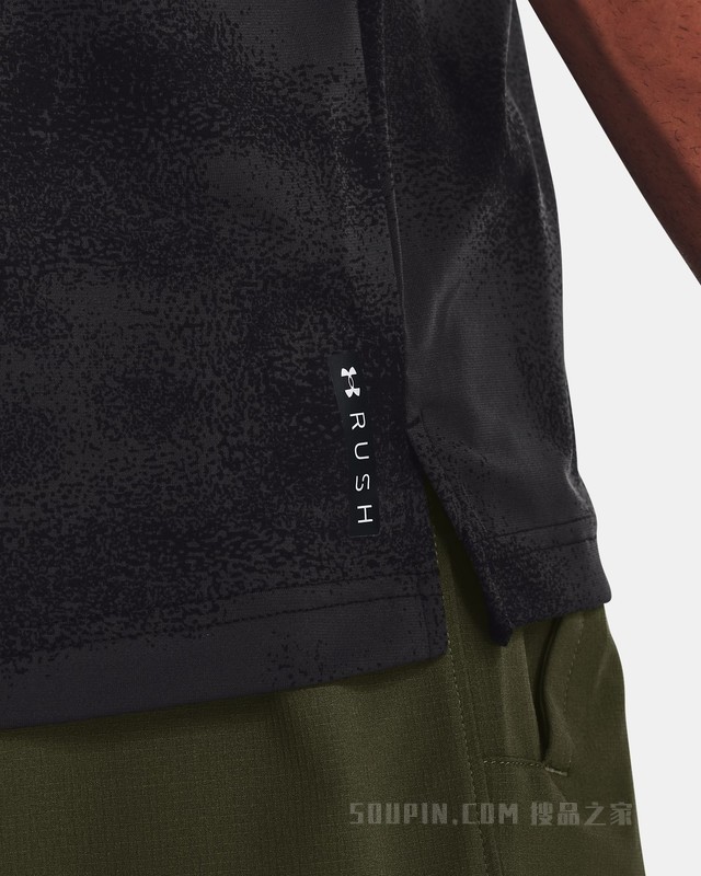 男士UA RUSH印花短袖T恤