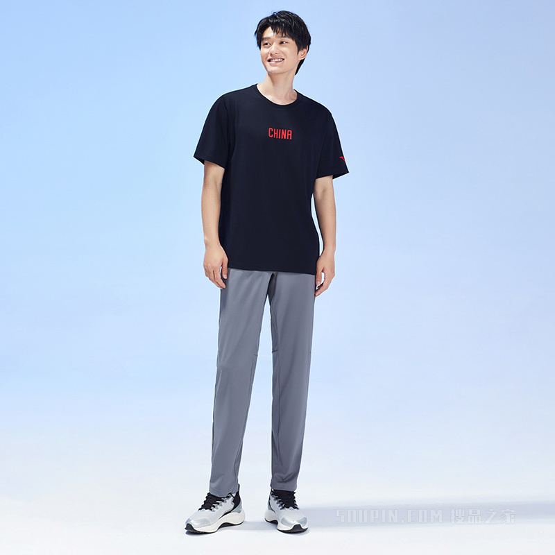 安踏综训系列ANTA CHN冰肤科技男子短袖针织T恤衫