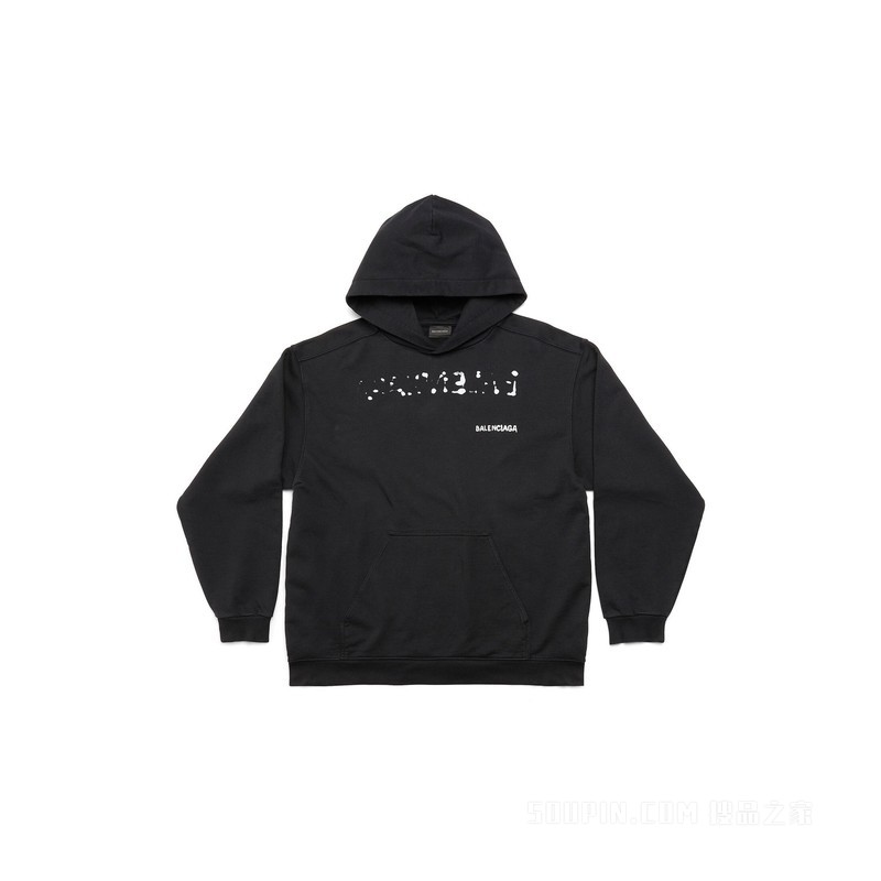 HAND DRAWN BALENCIAGA HOODIE中号版型连帽卫衣