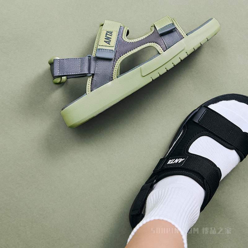 安踏生活系列男沙滩凉鞋