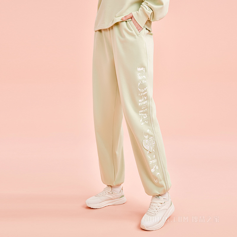 安踏舞蹈系列女子针织运动长裤