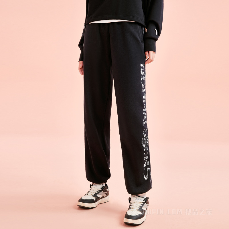 安踏舞蹈系列女子针织运动长裤