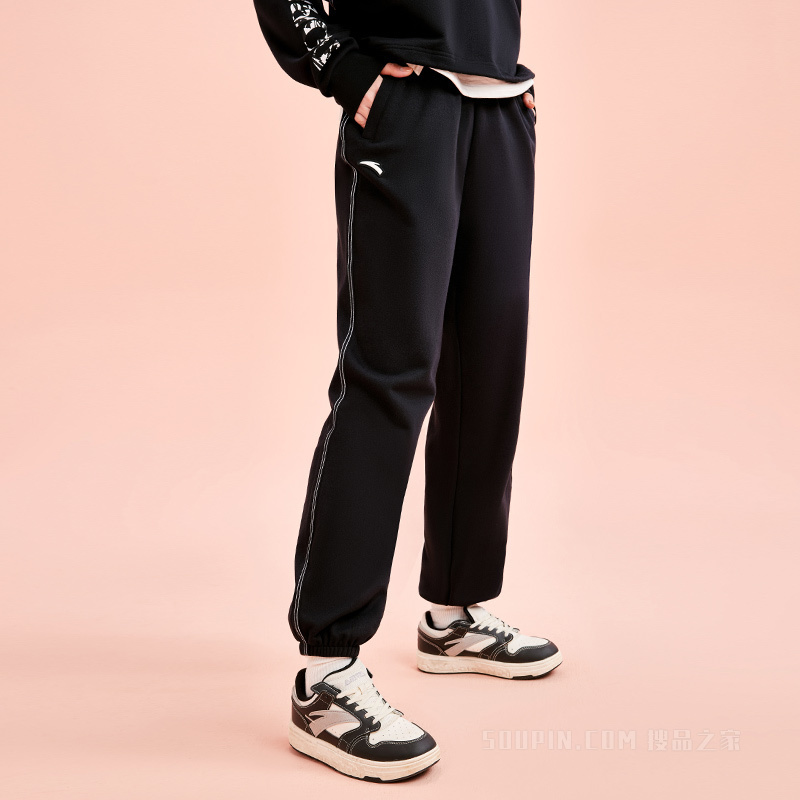 安踏舞蹈系列女子针织运动长裤