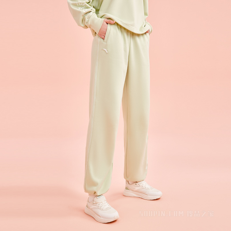 安踏舞蹈系列女子针织运动长裤