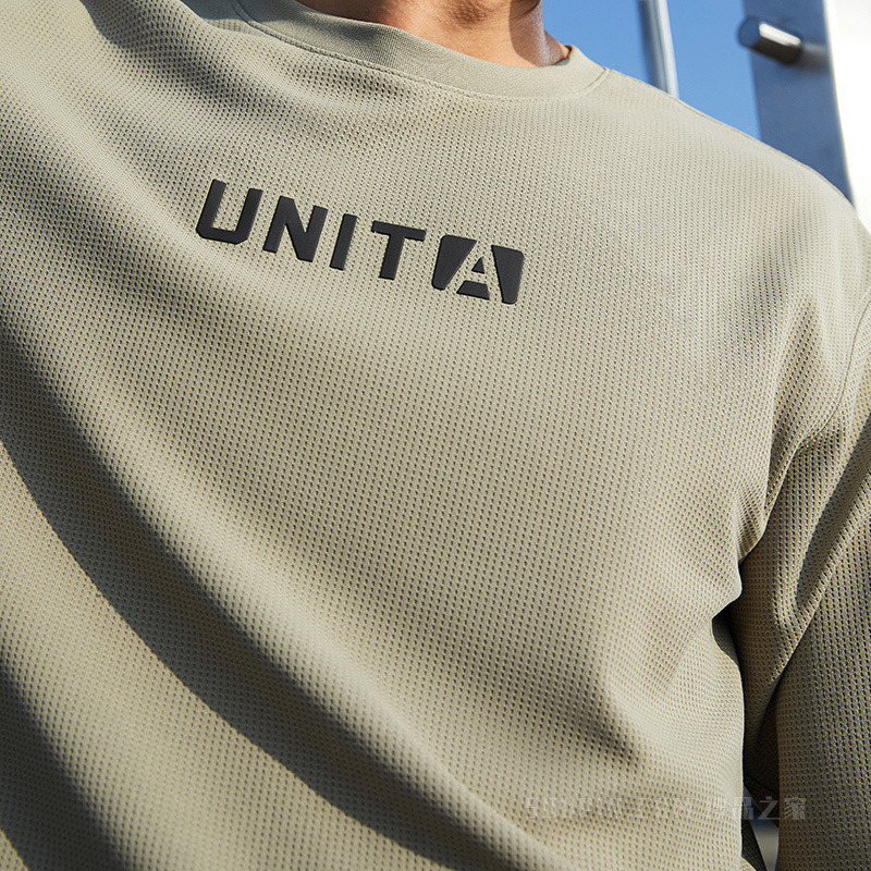 安踏综训系列UNIT A男长袖针织衫T恤衫