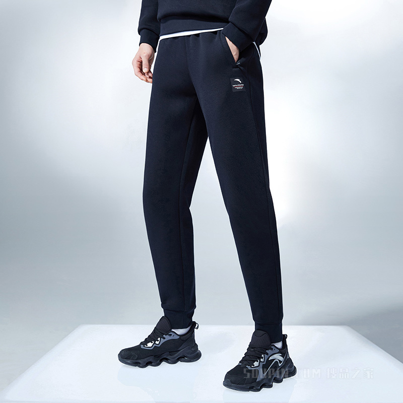 安踏综训系列男针织运动长裤