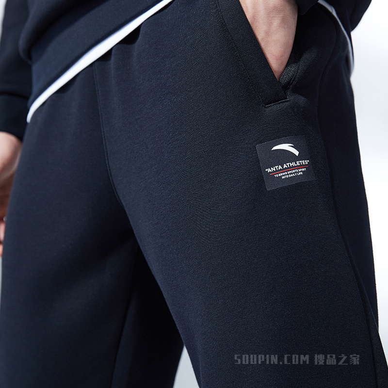 安踏综训系列男针织运动长裤