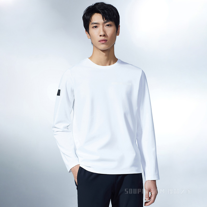 安踏中国冰雪系列男长袖针织衫