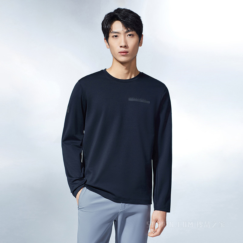 安踏中国冰雪系列男长袖针织衫