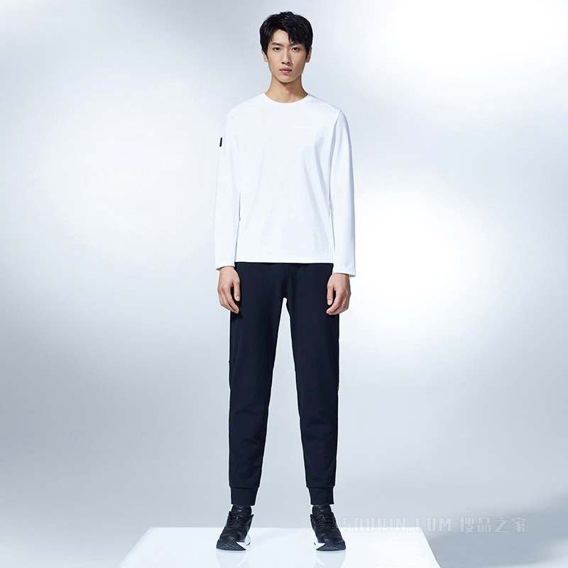 安踏中国冰雪系列男长袖针织衫