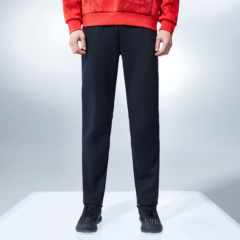 安踏中国冰雪系列男针织运动长裤