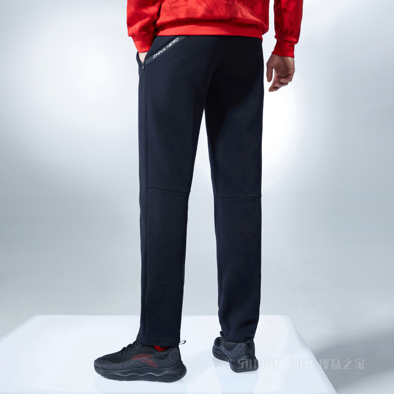 安踏中国冰雪系列男针织运动长裤