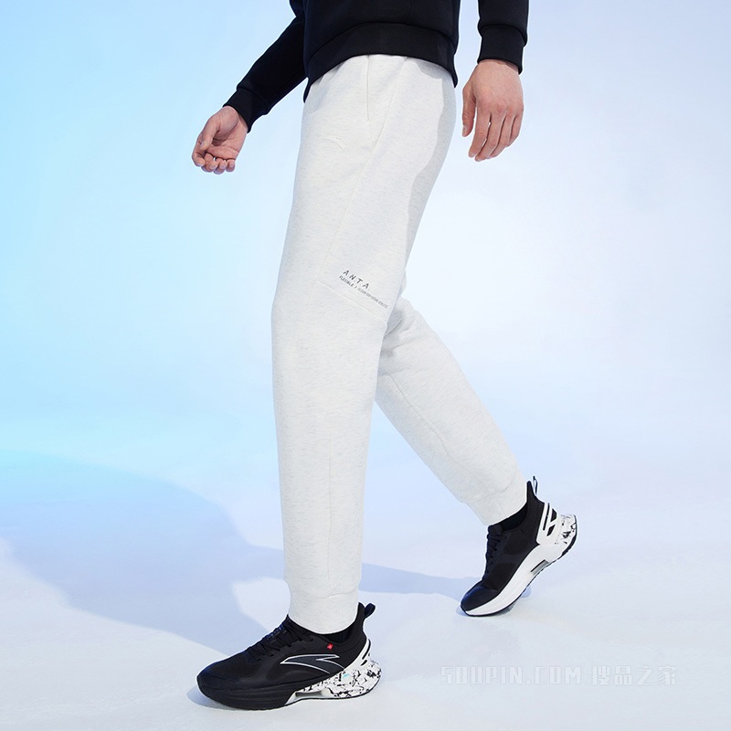 安踏荣耀系列男子出行针织运动长裤