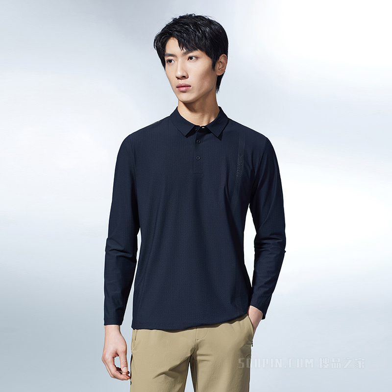 安踏精英训练系列男长袖针织衫