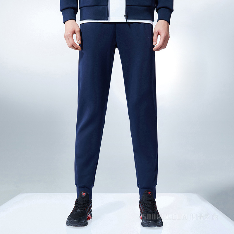 安踏精英训练系列男针织运动长裤